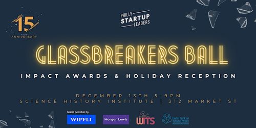 PSL 15 Year Celebration: Glass Breakers Ball Awards Dinner & Holiday Party